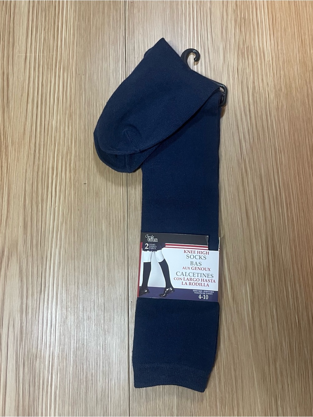 Comfy Toes NWT 2-Pack Women's Navy Blue Knee High Socks Size 4-10